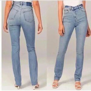 Abercrombie & Fitch Women’s 90’s Slim Straight Ultra High Rise Jeans Size 28/6R